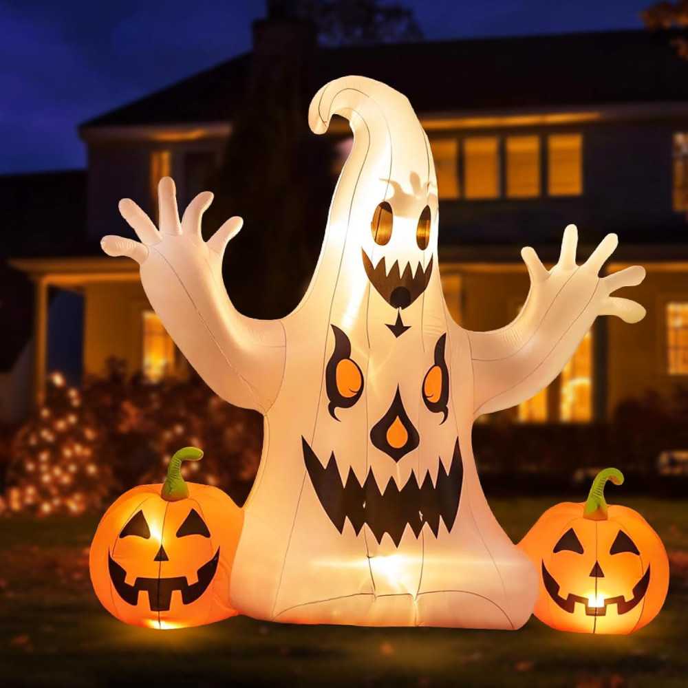 Giant 7.2 FT Halloween Inflatables Decoration w/ Spooky LED Lights