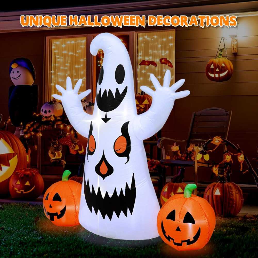 Giant 7.2 FT Halloween Inflatables Decoration w/ Spooky LED Lights