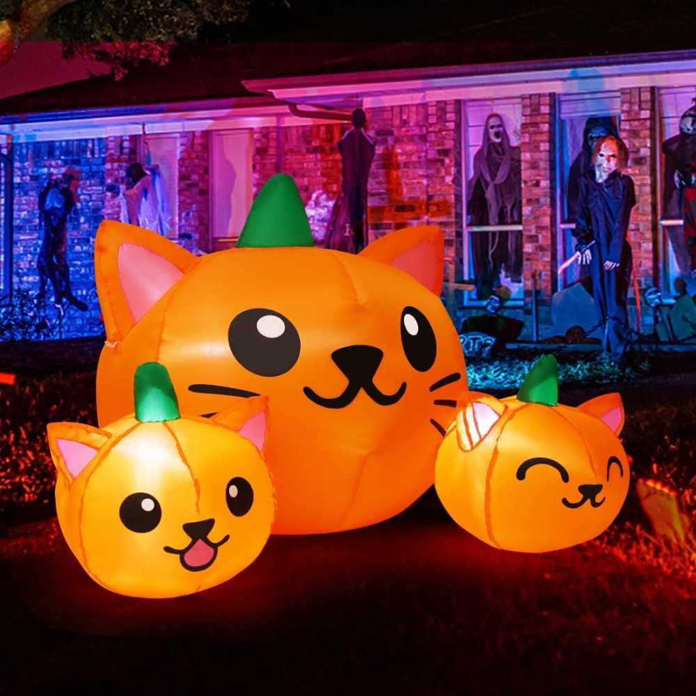 12 FT Blow Up Halloween Inflatables Decoration w/ LED Lights