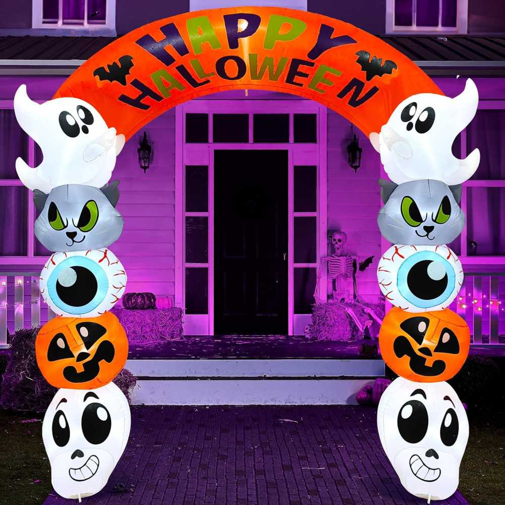 Inflatable w/ LED Lights Halloween Inflatable Decoration