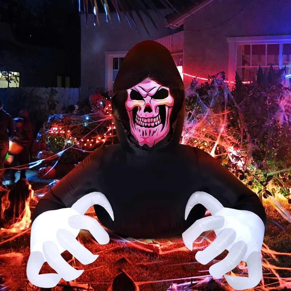 8 FT Halloween Inflatable Grim Reaper Decoration