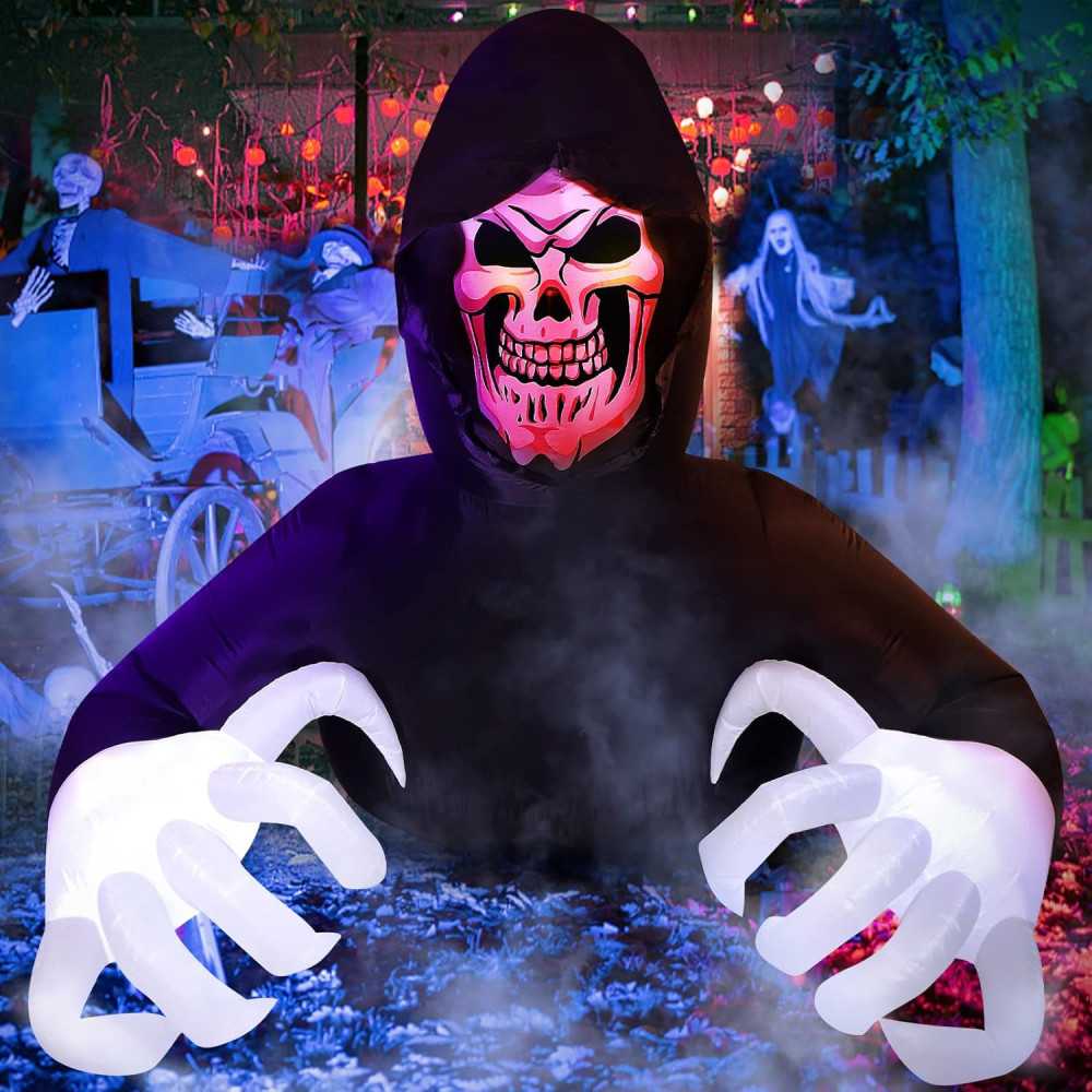 8 FT Halloween Inflatable Grim Reaper Decoration