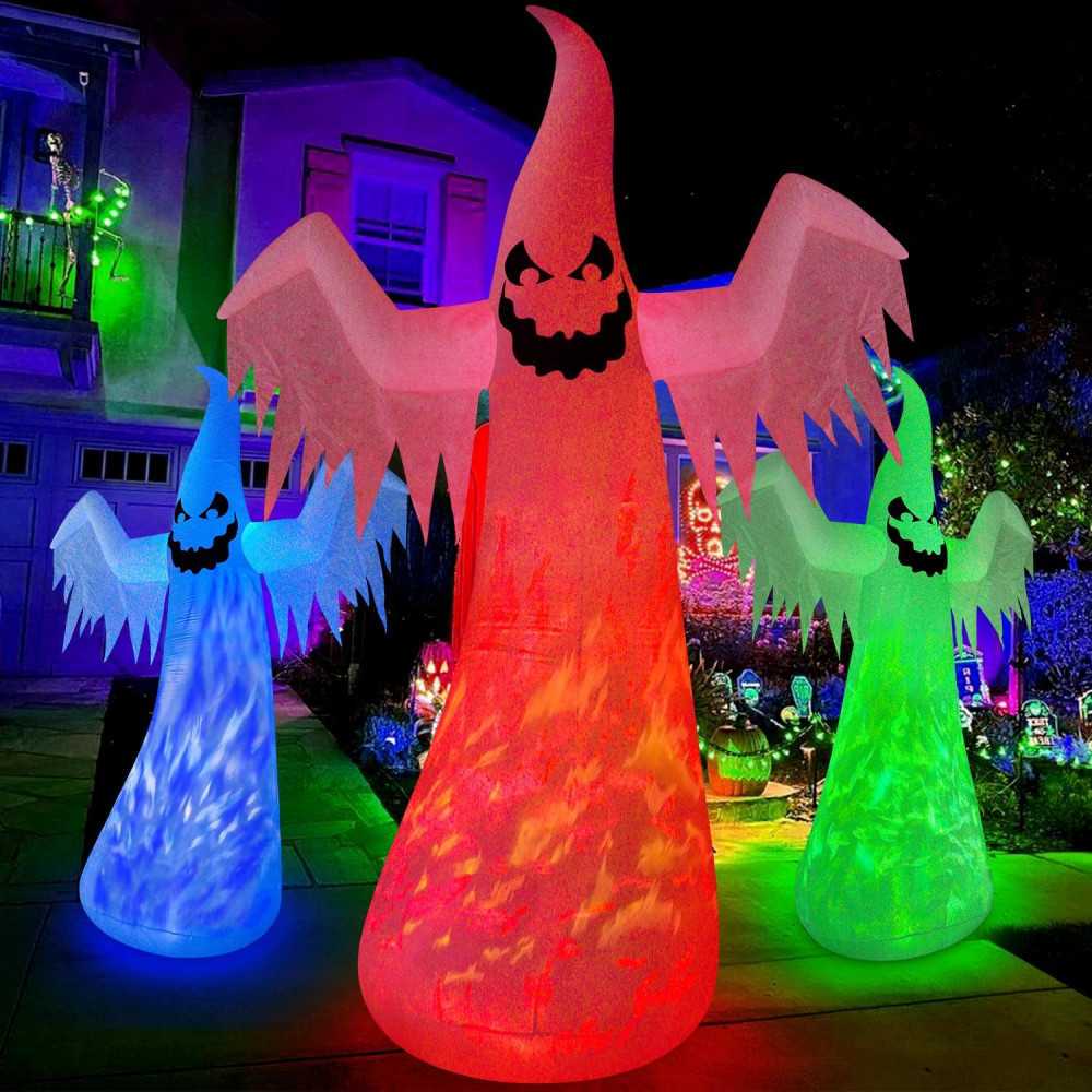 Giant 7.2 FT Halloween Inflatables Decoration w/ Spooky LED Lights