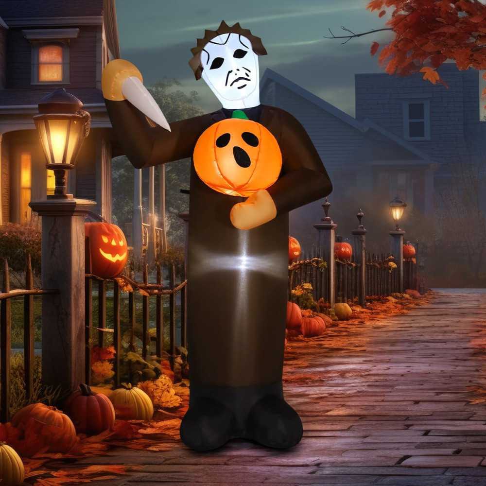 6 FT Spooky Pumpkin Slayer Halloween Decoration