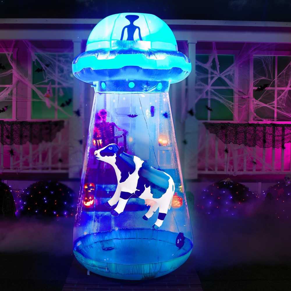 Inflatable w/ LED Lights Halloween Inflatable Decoration