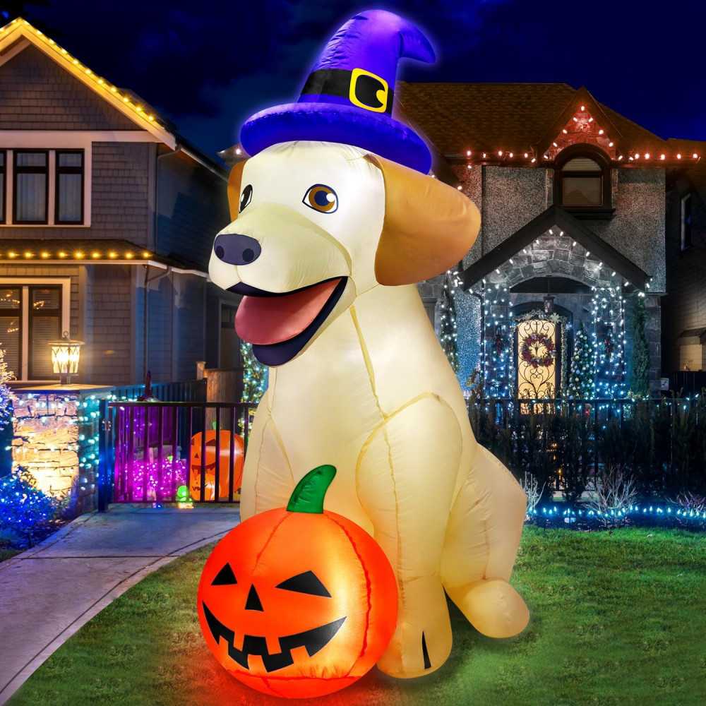 12 FT Blow Up Halloween Inflatables Decoration w/ LED Lights