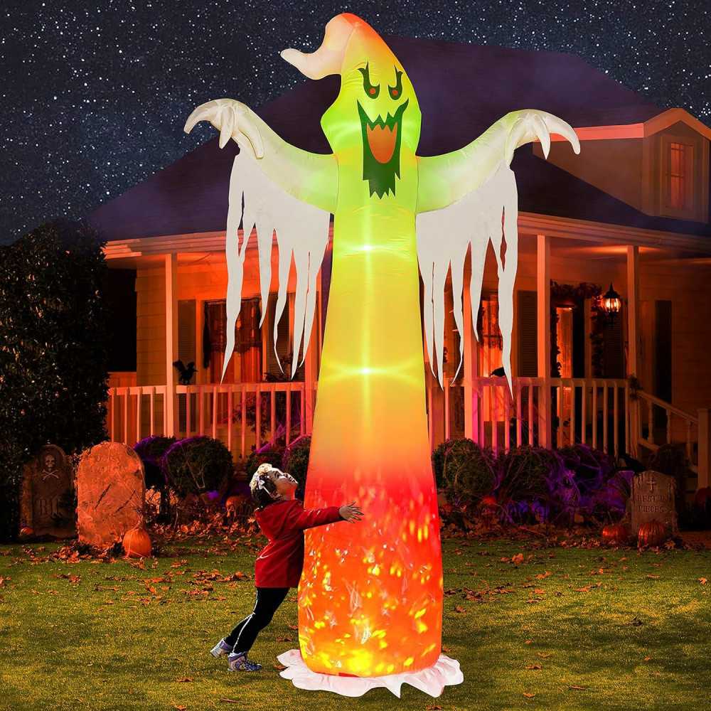 6 FT Spooky Pumpkin Slayer Halloween Decoration