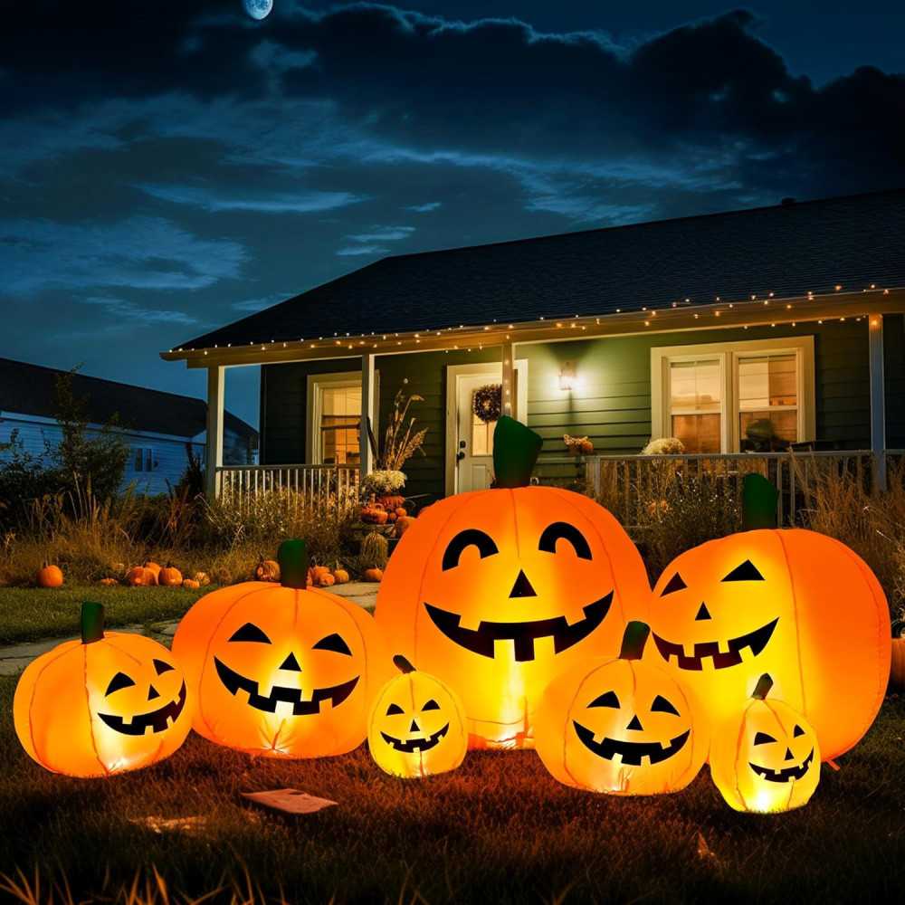 Inflatable w/ LED Lights Halloween Inflatable Decoration