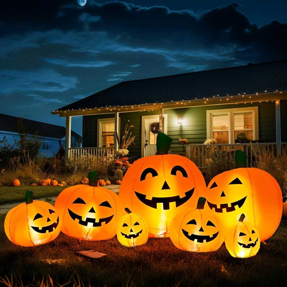 7.5 FT Pumpkin Halloween Inflatables Decoration