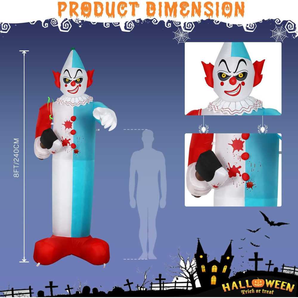 Inflatable w/ LED Lights Halloween Inflatable Decoration