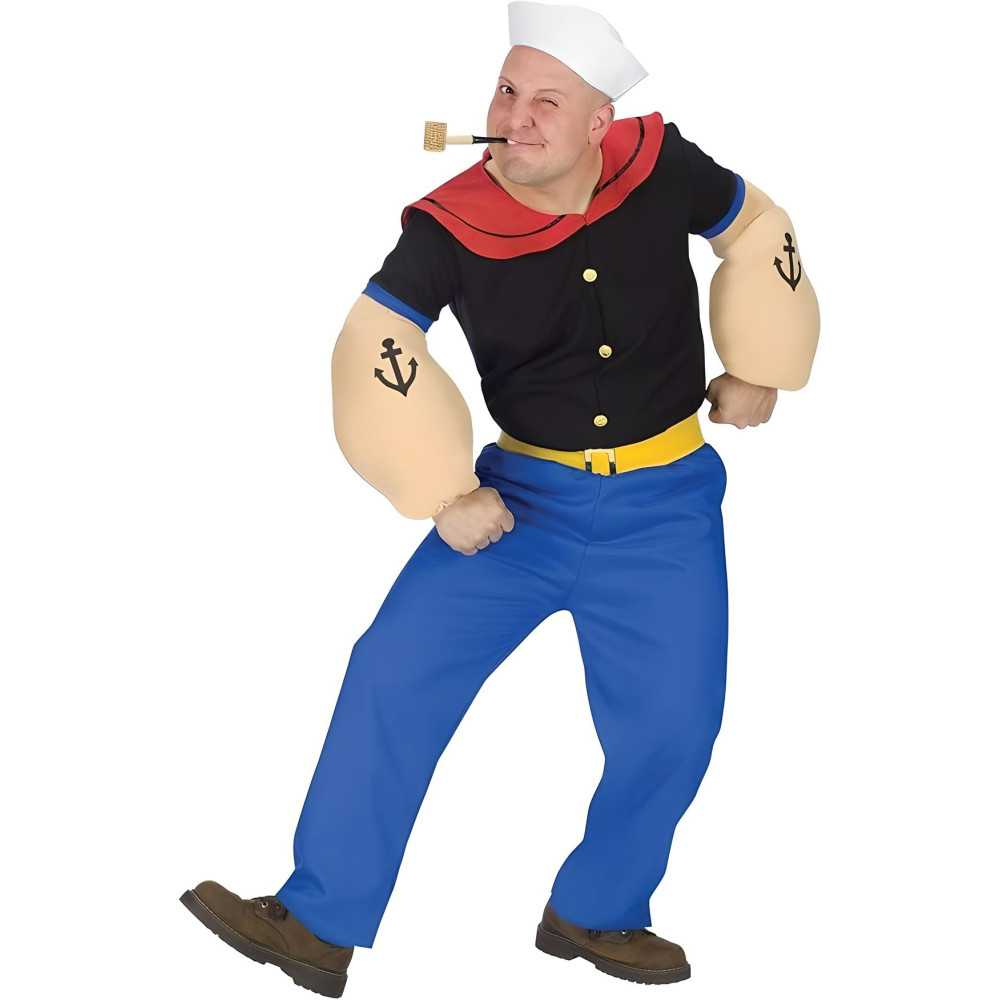 Men's Popeye Adult Costume