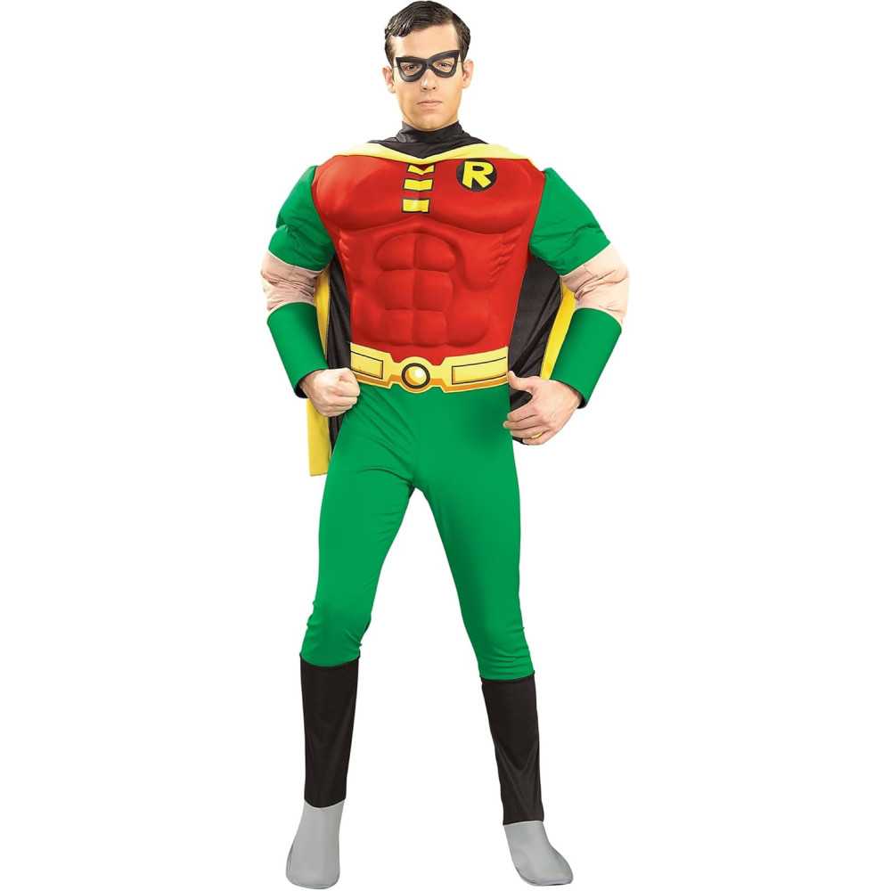 Men's Deluxe Muscle Chest Robin Costume