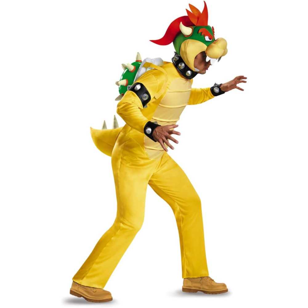 Men's Deluxe Bowser Costume