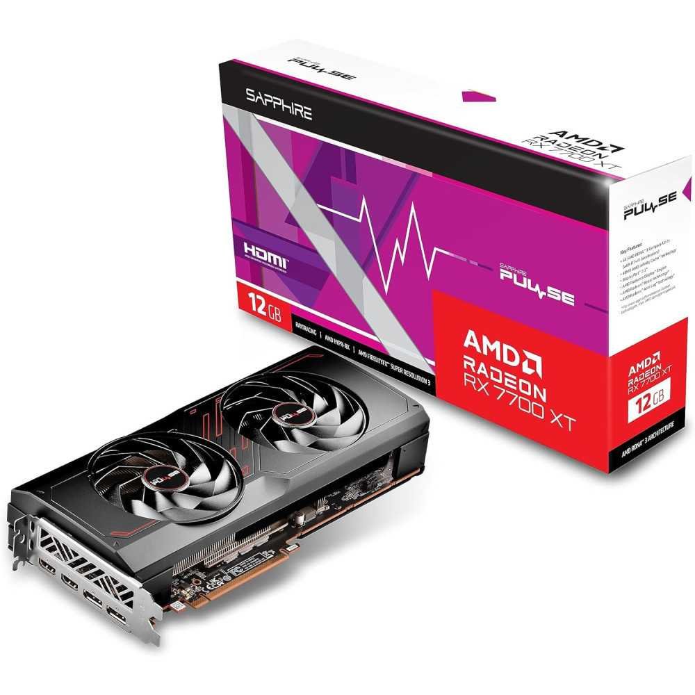 Pulse AMD Radeon RX 7700 XT Featuring AMD RDNA 3 Technology Graphics Card | TekChoice Electronics