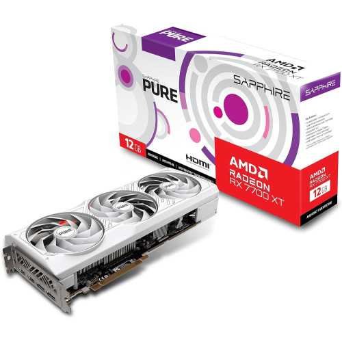 Pure AMD Radeon RX 7700 XT Gaming Graphics Card with 12GB GDDR6 and AMD RDNA 3 Technology | TekChoice Electronics