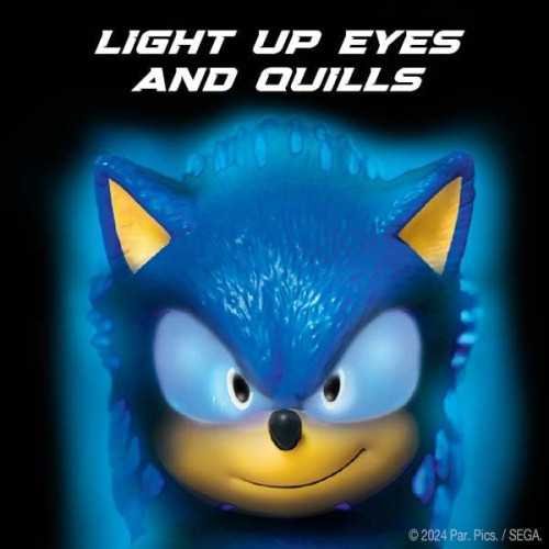 Sonic Figure with 30+ Iconic Phrases, Light-Up Features, and Movie Sounds | TekChoice Electronics