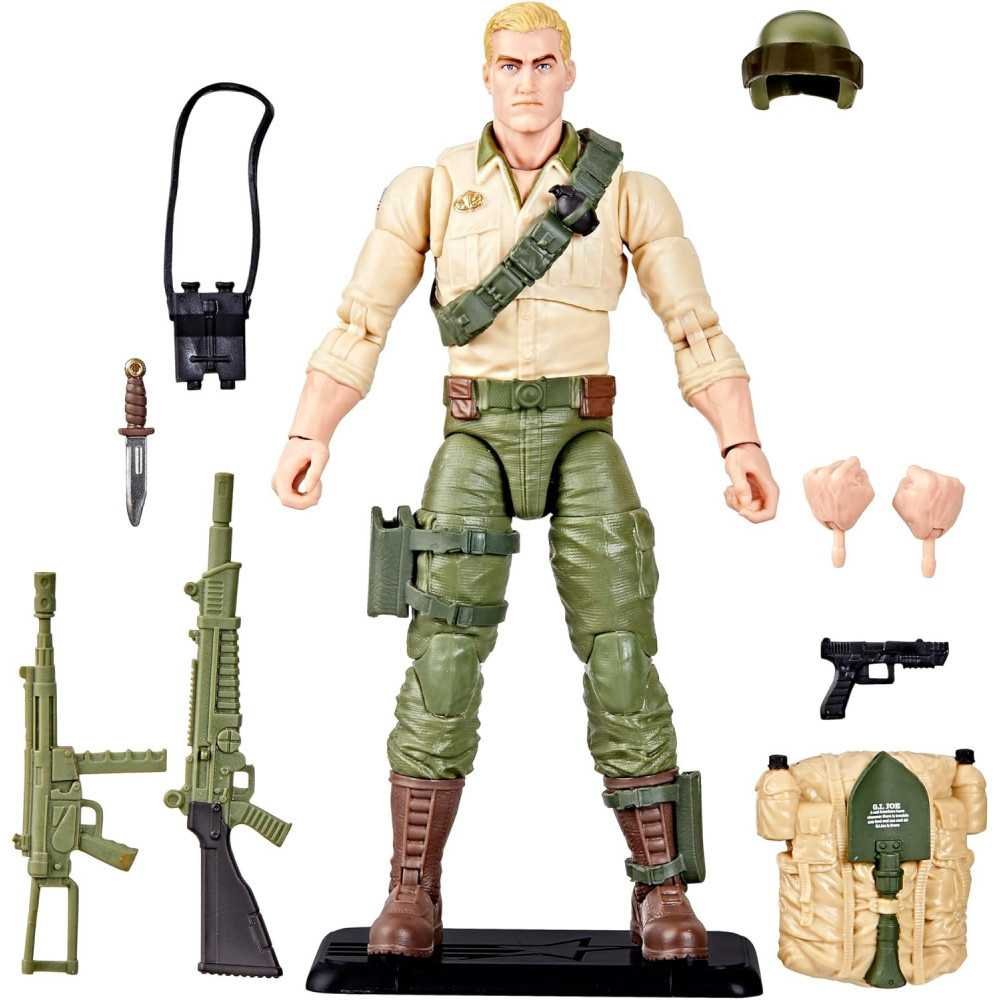 G.I. Joe Classified Series Retro Duke Figure - A Collector's Dream with 10 Unique Accessories