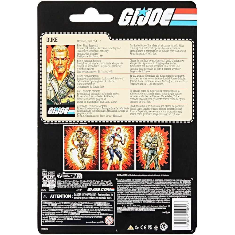 G.I. Joe Classified Series Retro Duke Figure - A Collector's Dream with 10 Unique Accessories | TekChoice Electronics