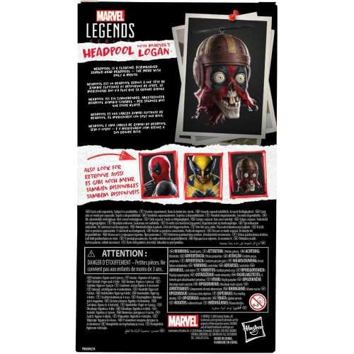 Marvel Legends Series Headpool, Logan, Deadpool & Wolverine 6-Inch Action Figure | TekChoice Electronics