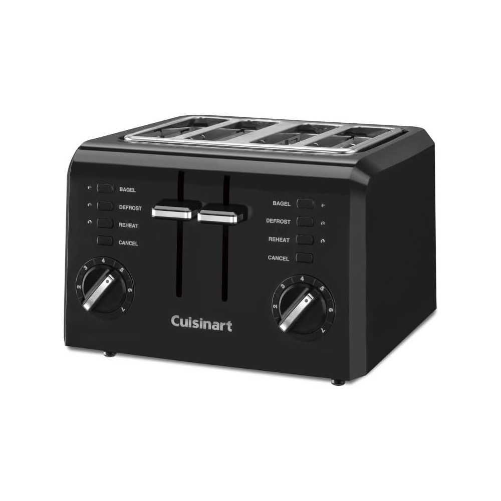 Cuisinart CPT-142BK 4-Slice Compact Plastic Toaster | TekChoice Electronics