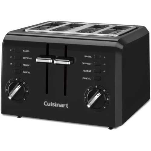 Cuisinart CPT-142BK 4-Slice Compact Plastic Toaster | TekChoice Electronics