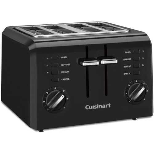 Cuisinart CPT-142BK 4-Slice Compact Plastic Toaster | TekChoice Electronics