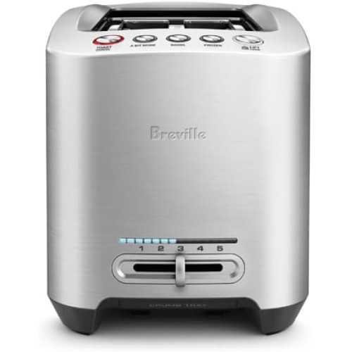 Smart 2 Slice Toaster in Brushed Aluminum | TekChoice Electronics