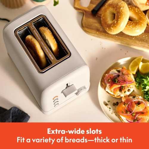 2 Slice Toaster with 6 Settings, Bagel Feature, and Auto Shut-off | TekChoice Electronics