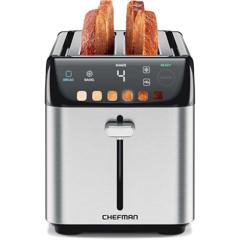 2 Slice Toaster with 7 Shade Settings and Removable Crumb Tray - A Compact Choice for Bagels, Bread, and Waffle | TekChoice Electronics