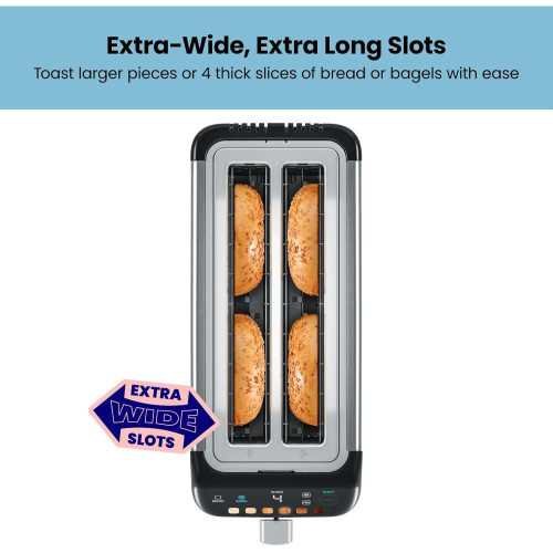 Smart Touch Digital Toaster with 6 Shade Settings | TekChoice Electronics