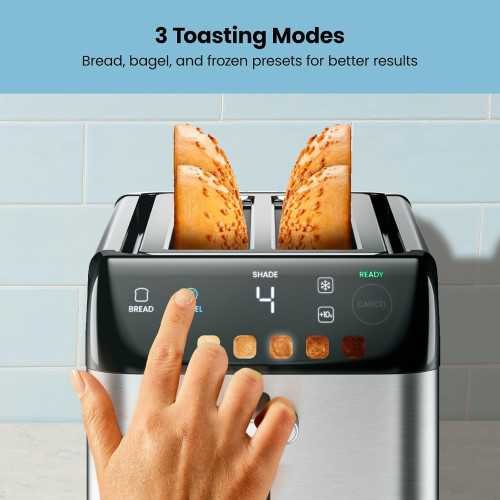 Smart Touch Digital Toaster with 6 Shade Settings | TekChoice Electronics