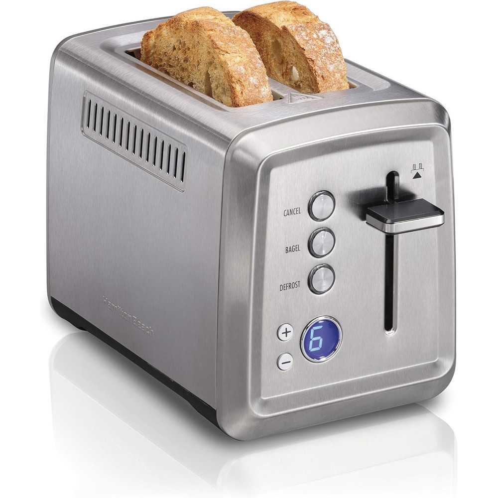 2-Slice Toaster: Bagel Setting, Toast Boost, and Digital Defrost Function