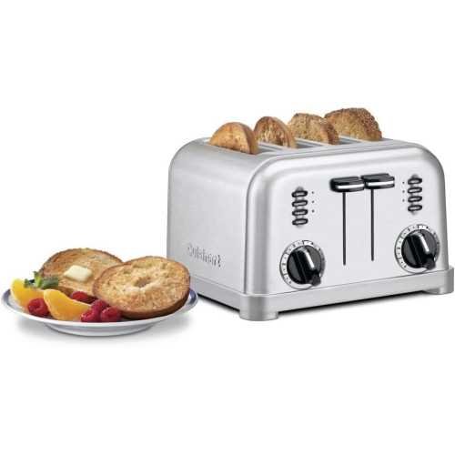 Cuisinart 4 Slice Toaster Oven in Brushed Stainless Steel | TekChoice Electronics