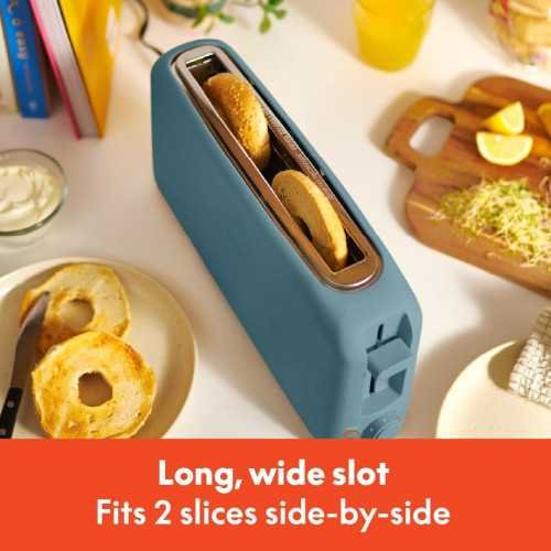 2 Slice Slim Toaster with 6 Setting Shade Control and Convenient Features | TekChoice Electronics