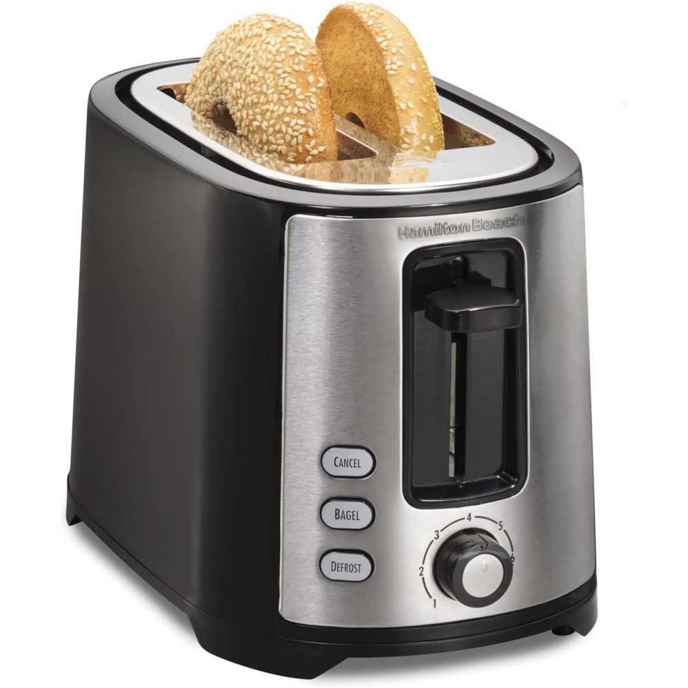 2 Slice Toaster with 7 Shade Settings and Removable Crumb Tray - A Compact Choice for Bagels, Bread, and Waffle | TekChoice Electronics