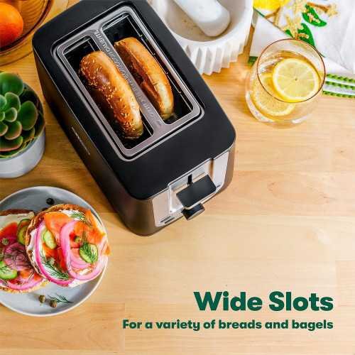 Extra Wide Toaster with Auto Shut Off | TekChoice Electronics