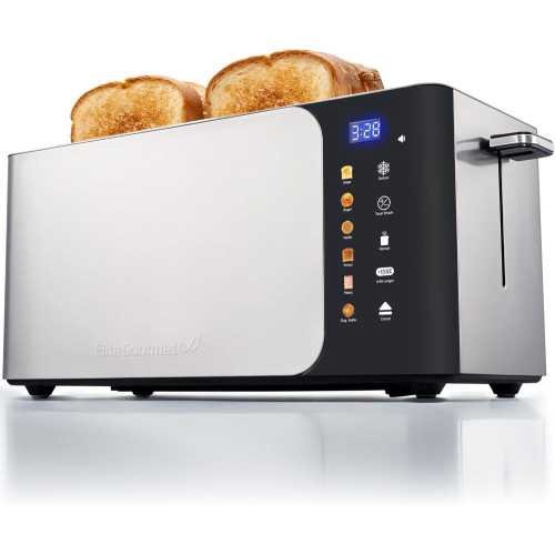 SmartToast 4-Slice Toaster with Bagel Function and LED Touch Screen | TekChoice Electronics