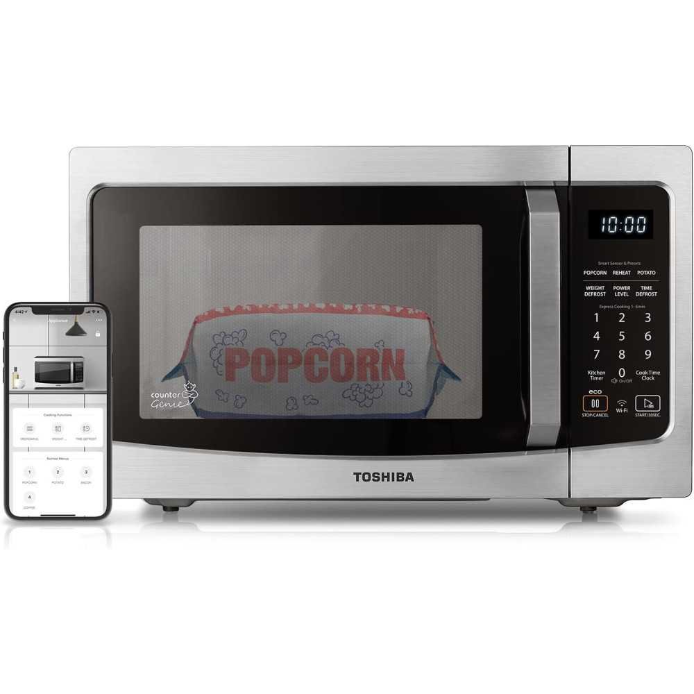 (1.4 Cu. Ft.) BLACK+DECKER Stainless Steel Digital Microwave Oven | TekChoice Electronics