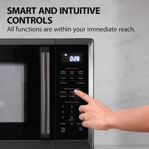 (1.2 Cu Ft) Countertop Microwave Oven Featuring Smart Sensor Technology, ECO Mode, and Mute Function | TekChoice Electronics