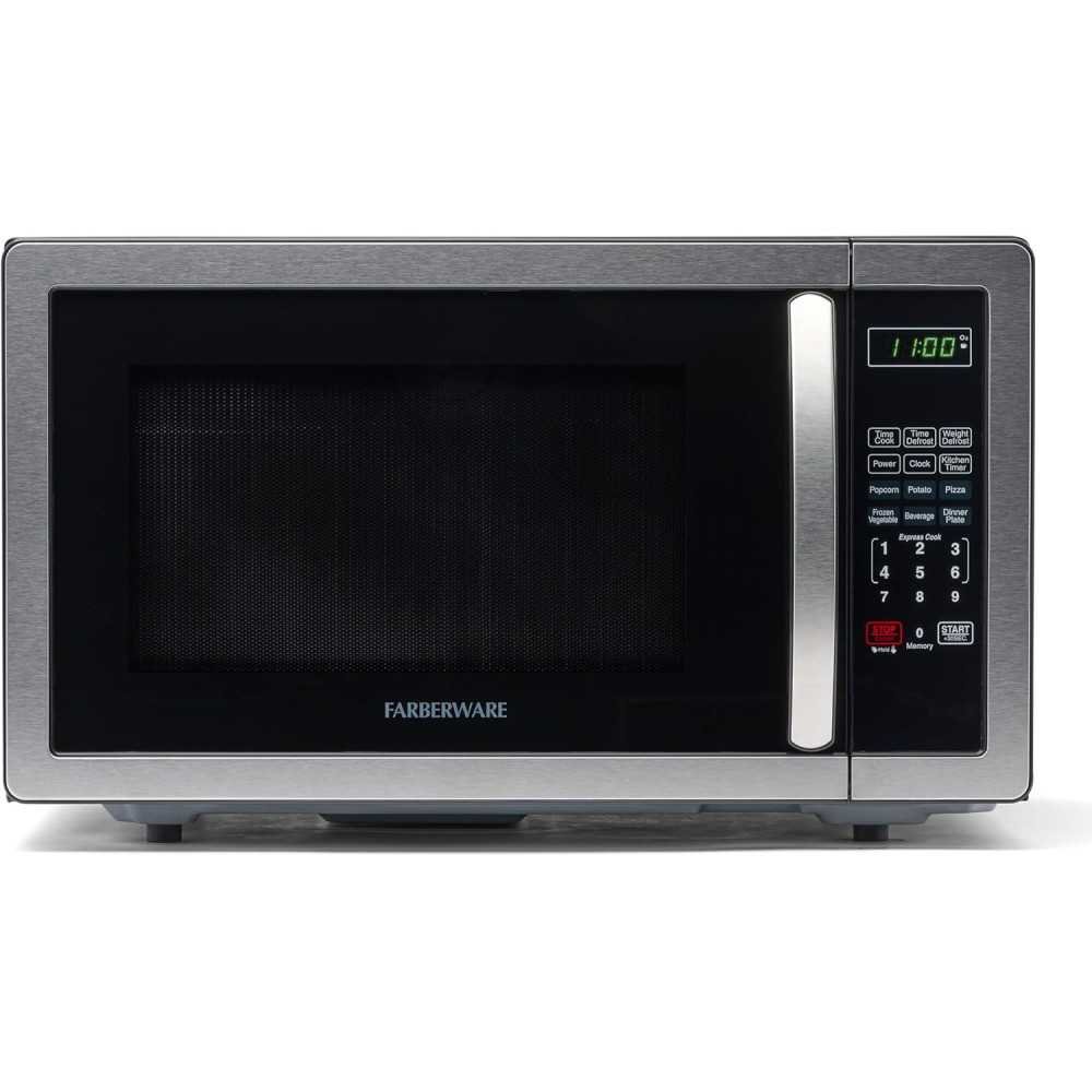 (1.1 Cu Ft) 1000W Countertop Microwave for Small Spaces | TekChoice Electronics