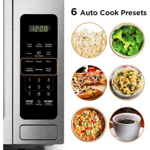 (1.4 Cu. Ft.) BLACK+DECKER Stainless Steel Digital Microwave Oven | TekChoice Electronics