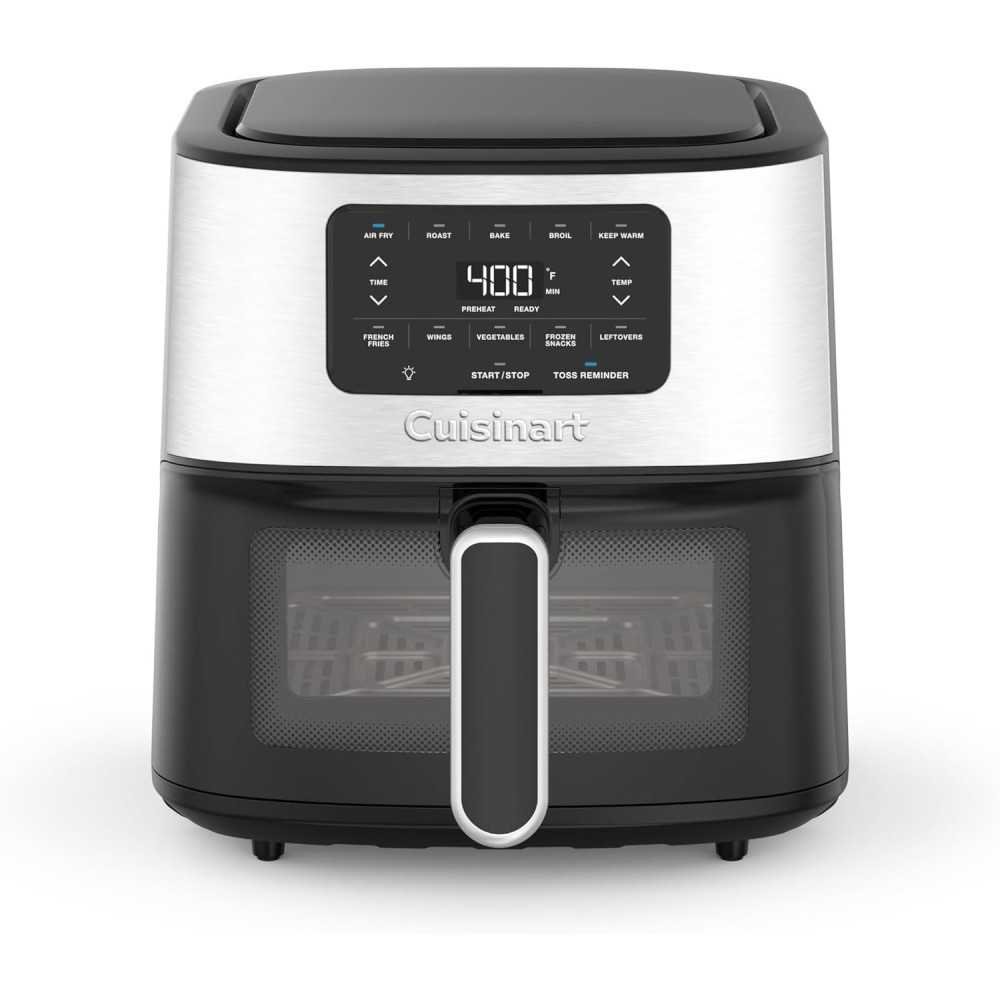 6 QT Basket Stainless Steel Air Fryer | TekChoice Electronics