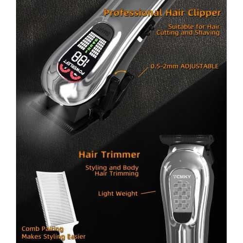 Cordless Clippers and Trimmers Set for Hair and Beard | TekChoice Electronics