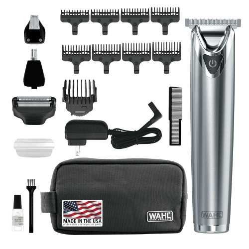 Stainless Steel Lithium Ion 2.0+ Beard Grooming Kit | TekChoice Electronics