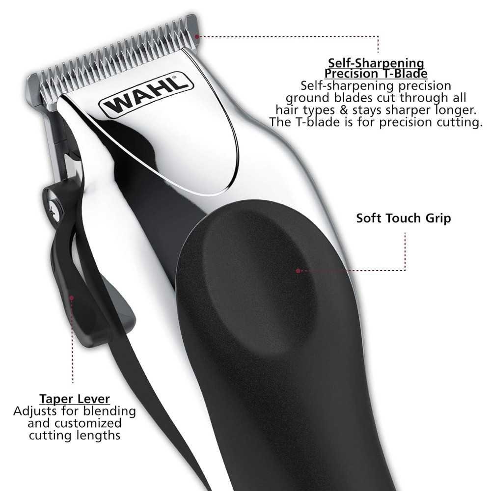 Deluxe Corded Chrome Pro Complete Hair and Trimming Kit | TekChoice Electronics