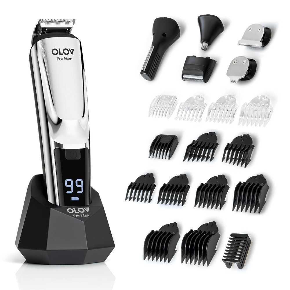 Hair Clipper with LED Display for Professional Results at Home or Barbershop | TekChoice Electronics