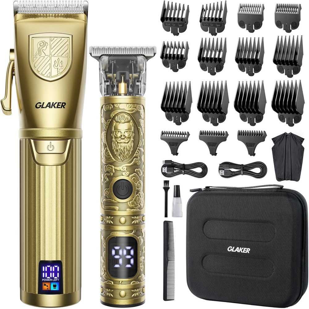 Cordless Hair Clipper Kit with Precision LED Display and 15 Guide Combs | TekChoice Electronics