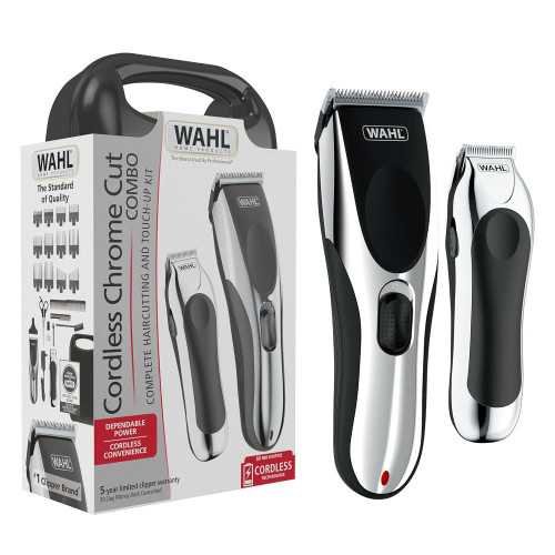 Cordless Chrome Pro Hair Clippers and Battery Hair Trimmer Combo | TekChoice Electronics