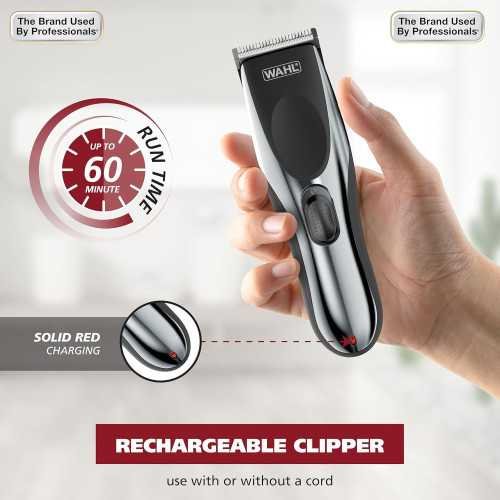 Cordless Chrome Pro Hair Clippers and Battery Hair Trimmer Combo | TekChoice Electronics