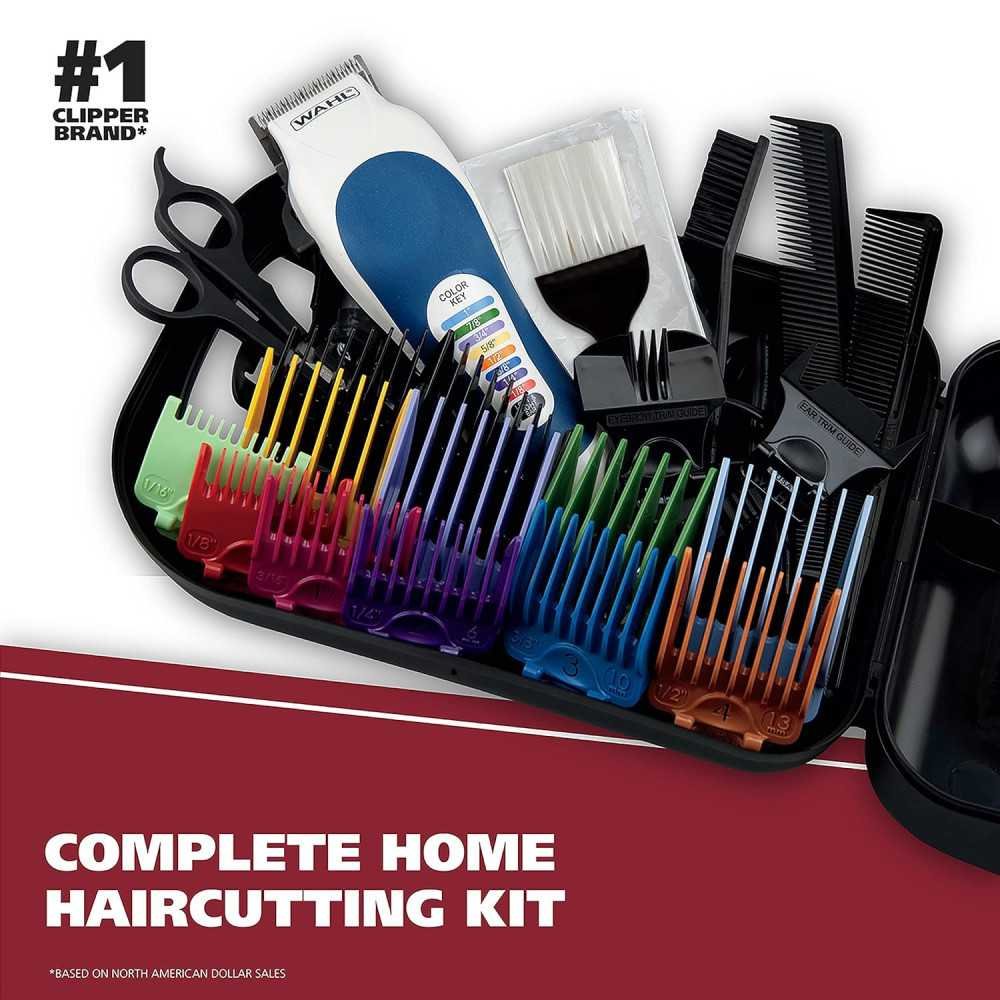 Pro Complete Hair Clippers Kit with Easy Color Coded Guide Combs | TekChoice Electronics